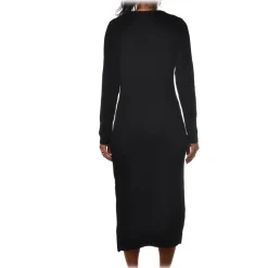 Patrizia Pepe - Ribbed Knit Sheath Midi Dress - Black - Dress - Made in Italy - Luxury Exclusive Collection - Avvenice