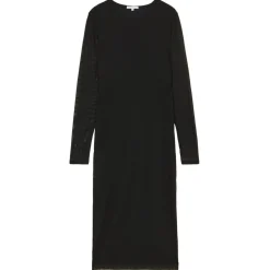 Patrizia Pepe - Sheath Dress with Tulle Sleeves - Black - Made in Italy - Luxury Exclusive Collection - Avvenice