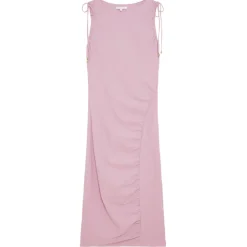 Patrizia Pepe - Sheath Dress with Draping - Antique Pink - Made in Italy - Luxury Exclusive Collection - Avvenice