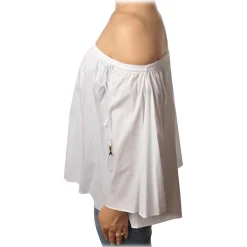 Patrizia Pepe - Shirt Blouse Model with Elastic - White - Shirt - Made in Italy - Luxury Exclusive Collection - Avvenice