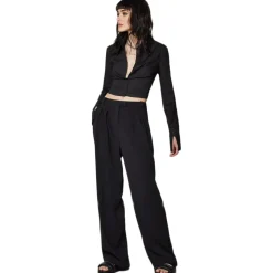 Patrizia Pepe - Shirt with Cut-Out Detail at Back - Black - Shirt - Made in Italy - Luxury Exclusive Collection - Avvenice