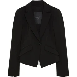 Patrizia Pepe - Short Single-Breasted Jacket - Black - Jacket - Made in Italy - Luxury Exclusive Collection - Avvenice