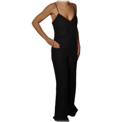 Patrizia Pepe - Wide Leg Jumpsuit - Black - Made in Italy - Luxury Exclusive Collection - Avvenice