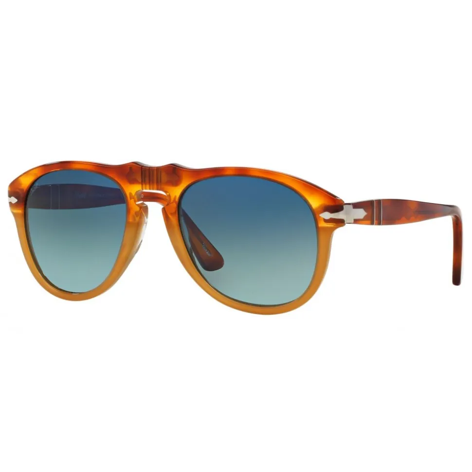 Persol - 649 - Original - 649 Series - Resin and Salt / Blue Gradient Polar - PO0649 - Sunglasses - Persol Eyewear - Avvenice