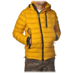 Peuterey - Eze Short Model Jacket with Hood - Mustard - Jacket - Luxury Exclusive Collection - Avvenice