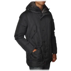 Peuterey - Hasselblad Jacket 3/4 Model with Drawstring - Blue - Jacket - Luxury Exclusive Collection - Avvenice