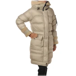 Peuterey - Long Quilted Down Jacket Model Kunto - Beige - Jacket - Luxury Exclusive Collection - Avvenice