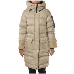Peuterey - Long Quilted Down Jacket Model Kunto - Beige - Jacket - Luxury Exclusive Collection - Avvenice