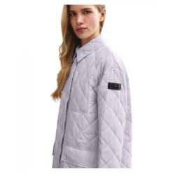 Peuterey - Long Quilted Water-Repellent Jacket - Lilac - Jacket - Luxury Exclusive Collection - Avvenice