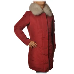 Peuterey - Metropolitan 3/4 Screwed Model Jacket - Red - Jacket - Luxury Exclusive Collection - Avvenice