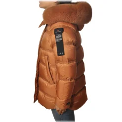 Peuterey - Oversized Quilted Down Jacket Takan Model - Orange - Jacket - Luxury Exclusive Collection - Avvenice