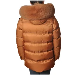 Peuterey - Oversized Quilted Down Jacket Takan Model - Orange - Jacket - Luxury Exclusive Collection - Avvenice