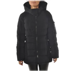 Peuterey - Quilted and Stretch Down Jacket Canie Model - Black - Jacket - Luxury Exclusive Collection - Avvenice