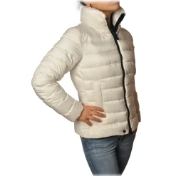 Peuterey - Quilted Down Cropped Jacket Model Freccia - White - Jacket - Luxury Exclusive Collection - Avvenice