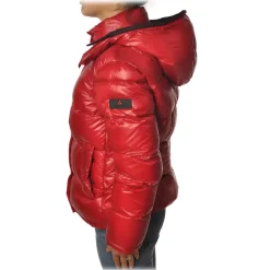 Peuterey - Quilted Down Jacket in Shiny Nylon Bryce Model - Red - Jacket - Luxury Exclusive Collection - Avvenice