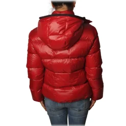 Peuterey - Quilted Down Jacket in Shiny Nylon Bryce Model - Red - Jacket - Luxury Exclusive Collection - Avvenice