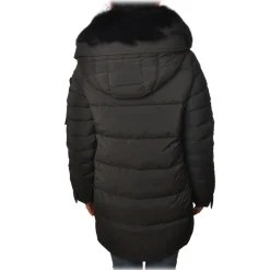 Peuterey - Quilted Down Jacket with Hood Model Itoka - Black - Jacket - Luxury Exclusive Collection - Avvenice
