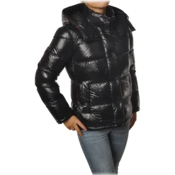 Peuterey - Quilted Down Jacket in Shiny Nylon Bryce Model - Black - Jacket - Luxury Exclusive Collection - Avvenice
