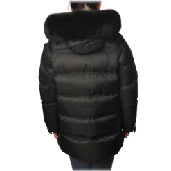 Peuterey - Quilted Down Jacket with Hood Model Takan - Black - Jacket - Luxury Exclusive Collection - Avvenice