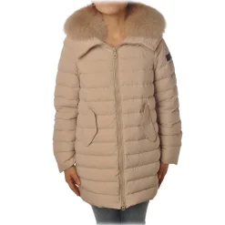 Peuterey - Quilted Down Jacket with Hood Model Itoka - Beige - Jacket - Luxury Exclusive Collection - Avvenice