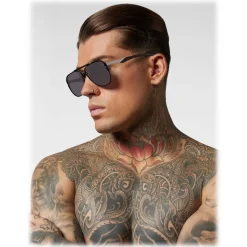 Philipp Plein - Calypso Basic Collection - Black Grey - Sunglasses - Philipp Plein Eyewear - Avvenice
