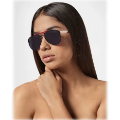 Philipp Plein - Calypso Basic Collection - Black Palladium Smoke - Sunglasses - Philipp Plein Eyewear - Avvenice