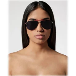 Philipp Plein - Calypso Basic Collection - Black Palladium Smoke - Sunglasses - Philipp Plein Eyewear - Avvenice