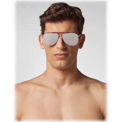 Philipp Plein - Calypso Basic Collection - Nickel Mirror - Sunglasses - Philipp Plein Eyewear - Avvenice