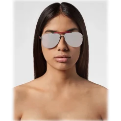 Philipp Plein - Calypso Basic Collection - Nickel Mirror - Sunglasses - Philipp Plein Eyewear - Avvenice