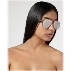 Philipp Plein - Calypso Basic Collection - Nickel Mirror - Sunglasses - Philipp Plein Eyewear - Avvenice