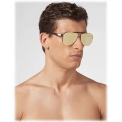 Philipp Plein - Calypso Basic Collection - Gold Mirrored - Sunglasses - Philipp Plein Eyewear - Avvenice
