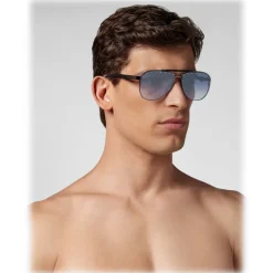 Philipp Plein - Calypso Studded Collection - Black Blue Gradient - Sunglasses - Philipp Plein Eyewear - Avvenice