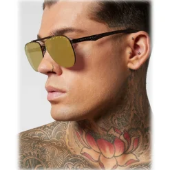Philipp Plein - Calypso Studded Collection - Gold Mirrored - Sunglasses - Philipp Plein Eyewear - Avvenice