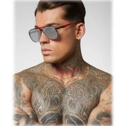 Philipp Plein - Calypso Studded Collection - Palladium Mirrored Silver - Sunglasses - Philipp Plein Eyewear - Avvenice