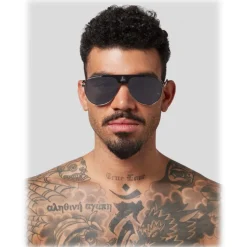 Philipp Plein - Charlie Basic Collection - Black and Palladium - Sunglasses - Philipp Plein Eyewear - Avvenice