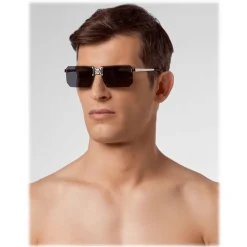Philipp Plein - Combact Collection - Black Silver - Sunglasses - Philipp Plein Eyewear - Avvenice