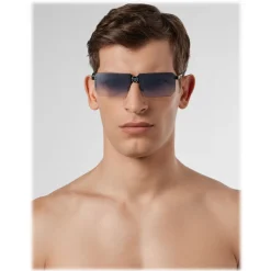 Philipp Plein - Combact Collection - Black Blue - Sunglasses - Philipp Plein Eyewear - Avvenice