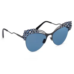Philipp Plein - Crystal Collection - Black Blue - Sunglasses - Philipp Plein Eyewear - Avvenice