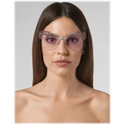 Philipp Plein - Crystal Collection - Palladium - Sunglasses - Philipp Plein Eyewear - Avvenice