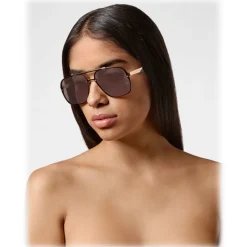 Philipp Plein - Freedom Basic Collection - Gold Brown - Sunglasses - Philipp Plein Eyewear - Avvenice
