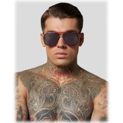 Philipp Plein - Freedom Basic Collection - Black Palladium Smoke - Sunglasses - Philipp Plein Eyewear - Avvenice