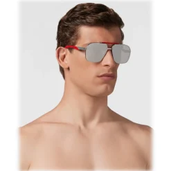 Philipp Plein - Freedom Basic Collection - Nickel Silver - Sunglasses - Philipp Plein Eyewear - Avvenice