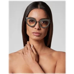 Philipp Plein - Jaqueline Collection - Grey Blue - Sunglasses - Philipp Plein Eyewear - Avvenice