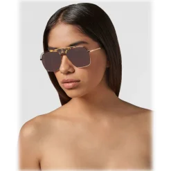 Philipp Plein - Noah Basic Collection - Gold Brown Turtle - Sunglasses - Philipp Plein Eyewear - Avvenice