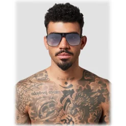 Philipp Plein - Noah Studded Collection - Black Blue Gradient - Sunglasses - Philipp Plein Eyewear - Avvenice