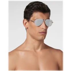 Philipp Plein - Seventy Collection - Silver - Sunglasses - Philipp Plein Eyewear - Avvenice