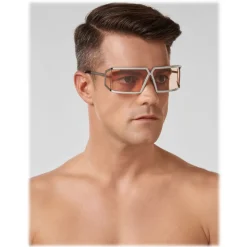 Philipp Plein - Skull Collection - Orange Grey - Sunglasses - Philipp Plein Eyewear - Avvenice