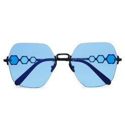 Philipp Plein - Statement Edges Collection - Black Blue - Sunglasses - Philipp Plein Eyewear - Avvenice