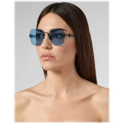 Philipp Plein - Statement Edges Collection - Black Blue - Sunglasses - Philipp Plein Eyewear - Avvenice