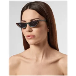 Philipp Plein - Statement Cat Eye Collection - Black Orange - Sunglasses - Philipp Plein Eyewear - Avvenice